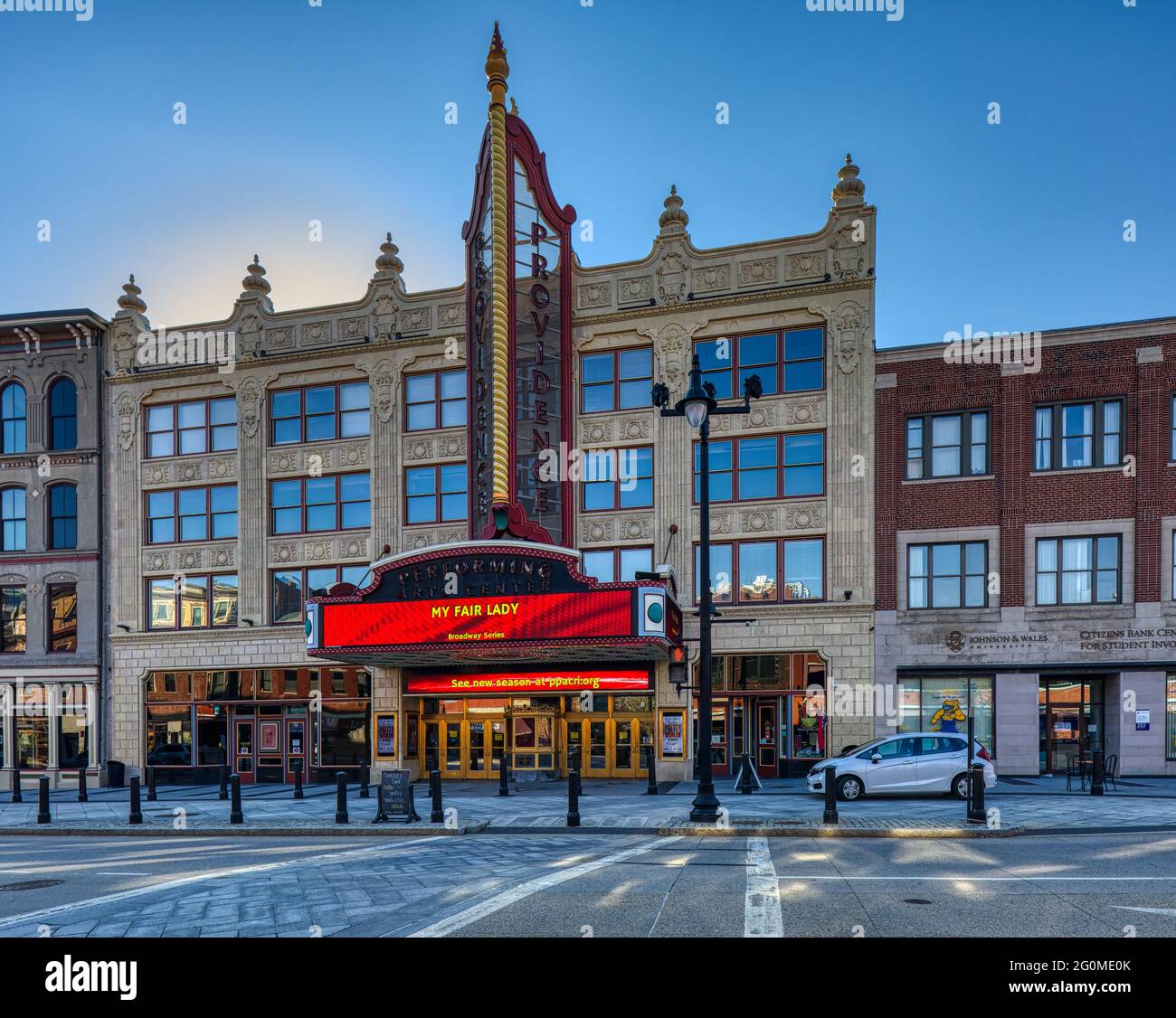 Providence Performing Arts Center, noto anche come Loew's, 228 Weybosset Street, progettato da C.W. E George Rapp e costruito nel 1928. Foto Stock