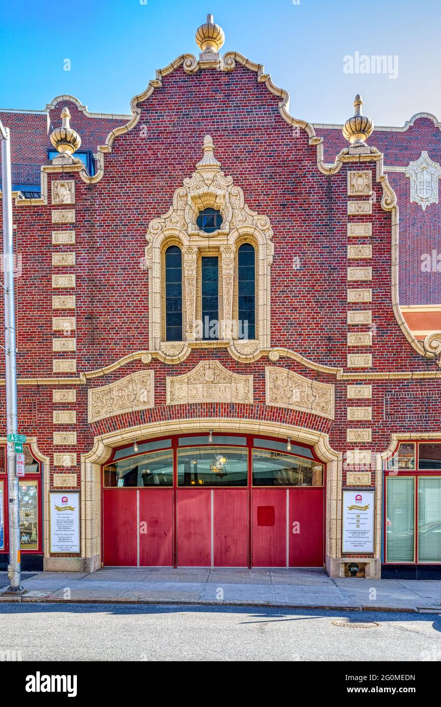 Providence Performing Arts Center, noto anche come Loew's, 228 Weybosset Street, progettato da C.W. E George Rapp e costruito nel 1928. Foto Stock