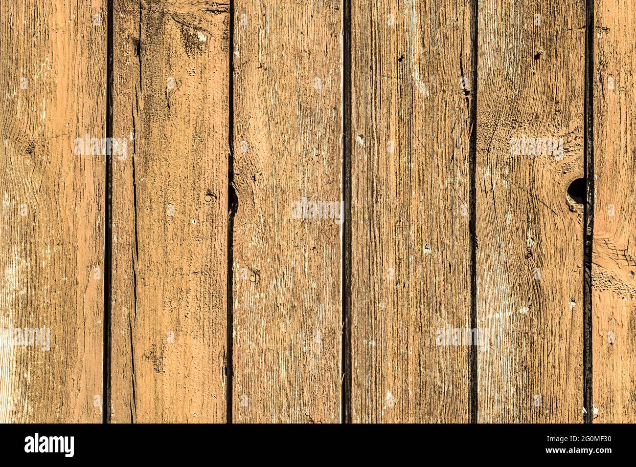 Vintage legno texture sfondo, tavole dipinte. Foto Stock