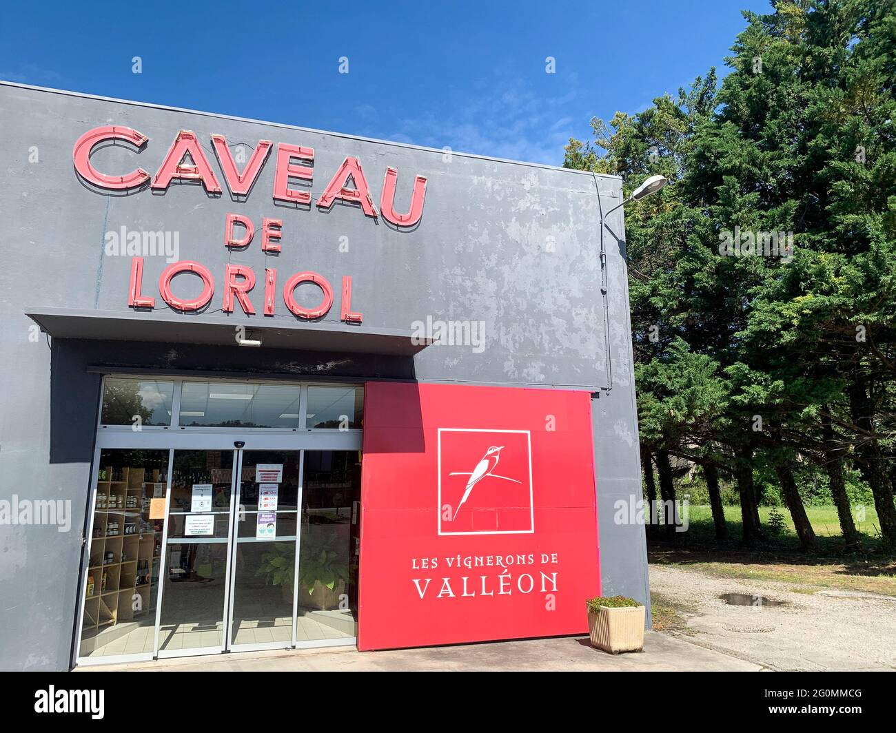 Cantine di Valeon, Grotte di Valéon, Loriol, Drome, Francia Foto Stock