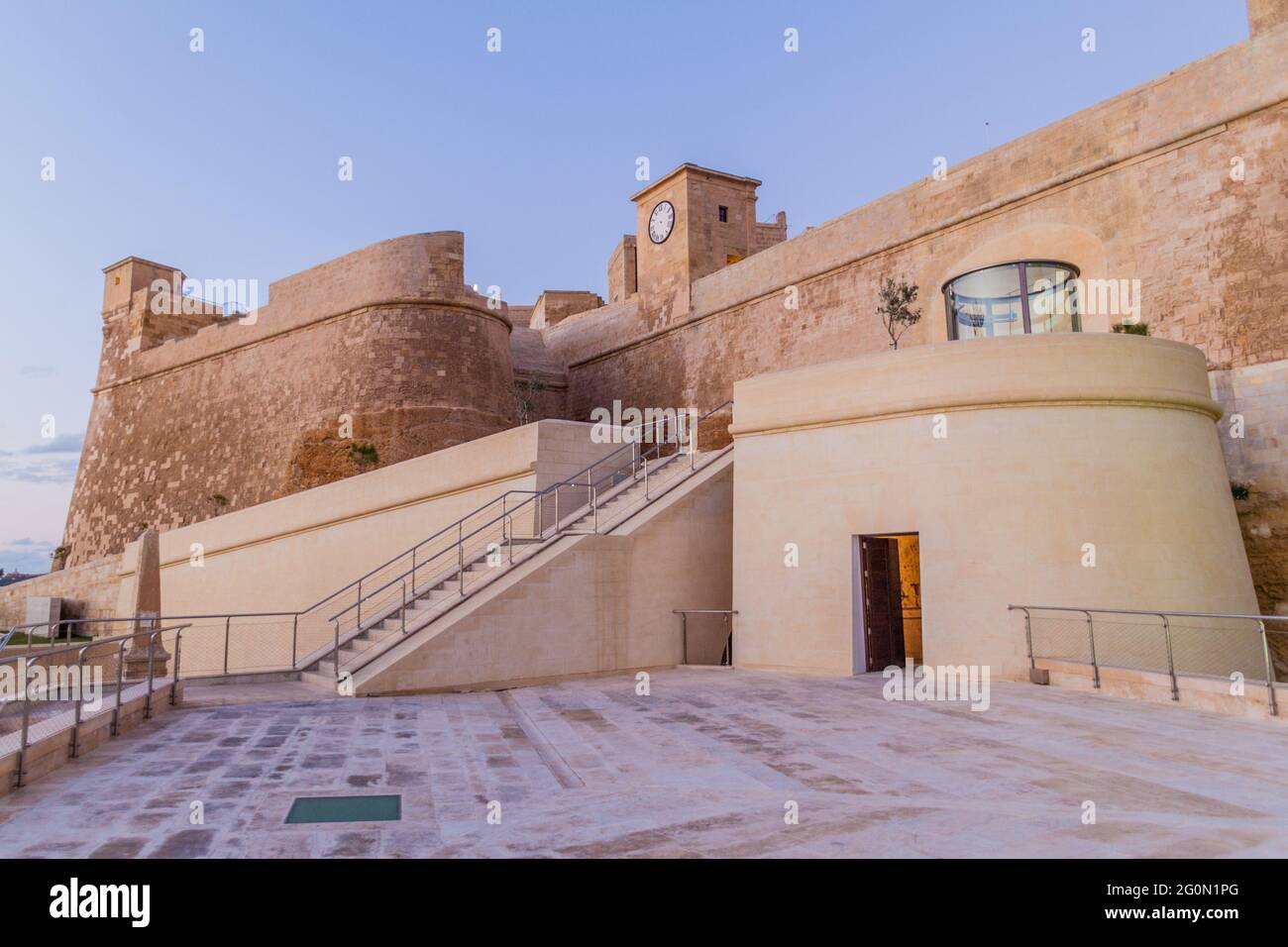 La Cittadella, cittadella di Victoria, Isola di Gozo, Malta Foto Stock