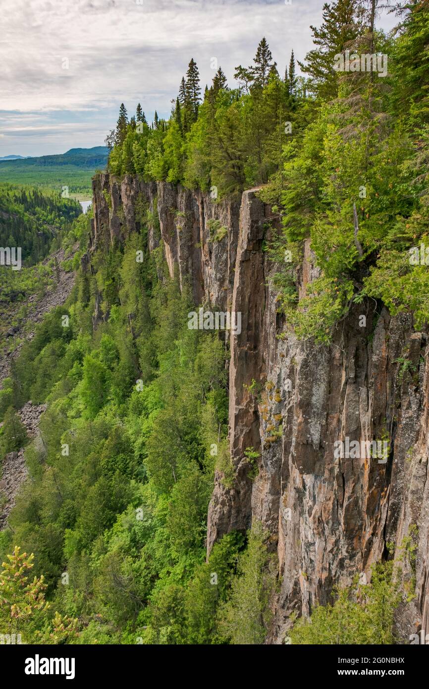 Ouimet Canyon Pass Lago Ontario Canada in estate Foto Stock