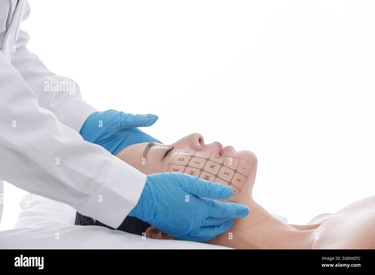 Giovane donna fa caldo maggie bellezza Foto Stock