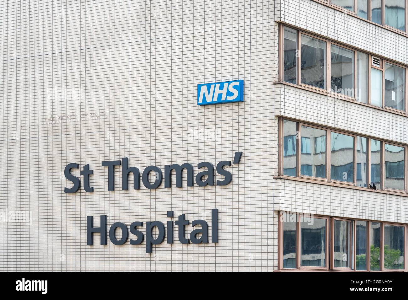 St Thomas Hospital Emergency Department, A and E. Londra, Gran Bretagna, 29 maggio 2021. Foto Stock