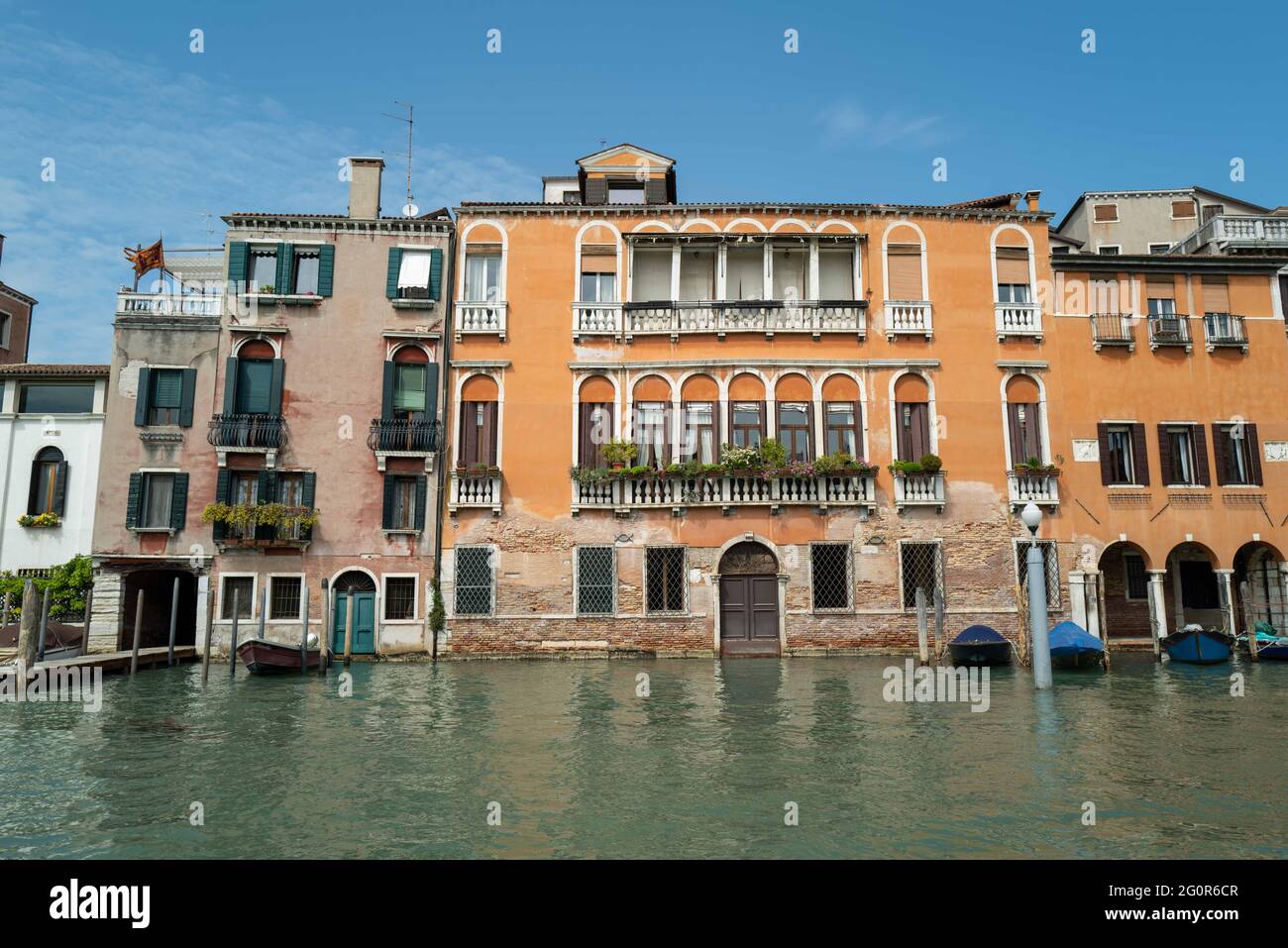 Venezia durante il blocco di Covid19, Italia, Europa, Foto Stock