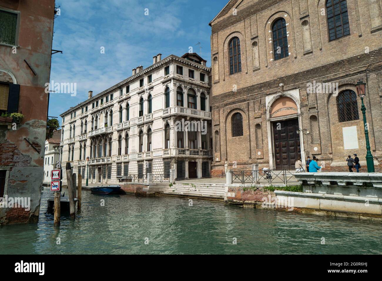 Venezia durante il blocco di Covid19, Italia, Europa, Foto Stock