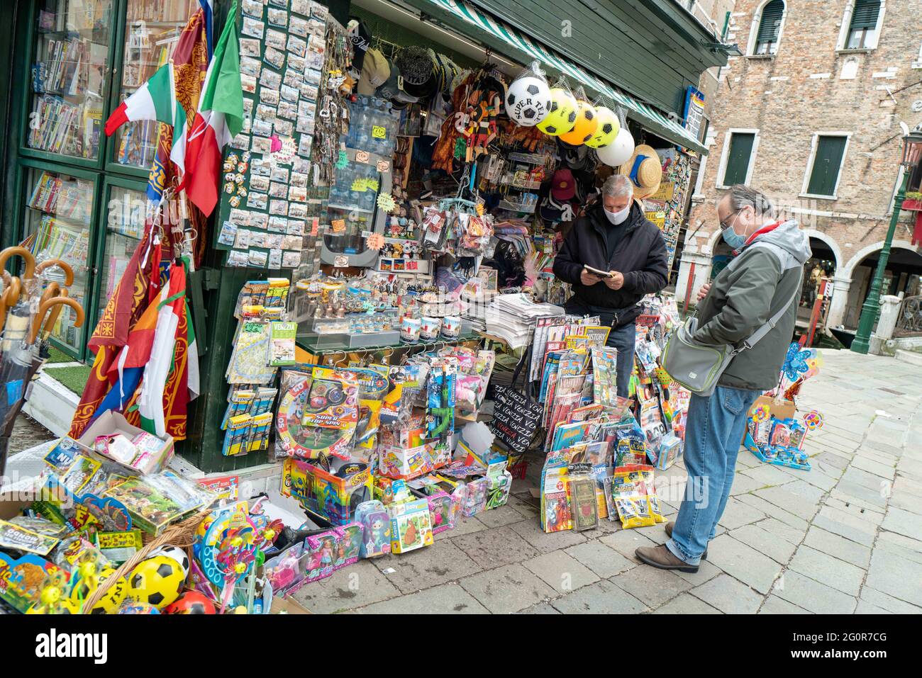 Venezia durante il blocco di Covid19, Italia, Europa, Foto Stock