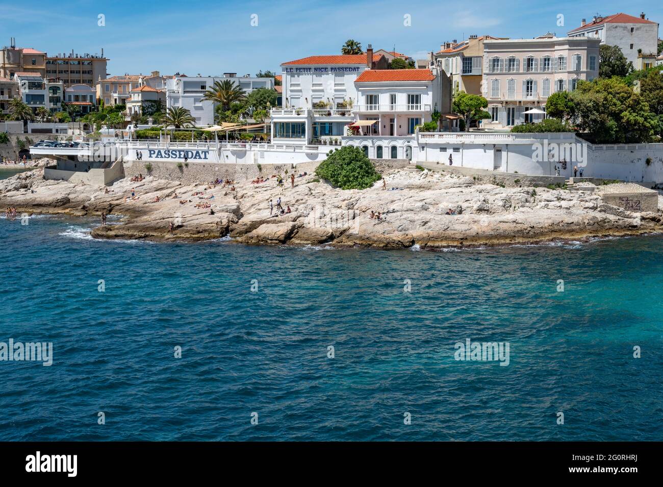 Le Petit Nice, ristorante a tre stelle Gerard Passédat a Marsiglia, Francia Foto Stock