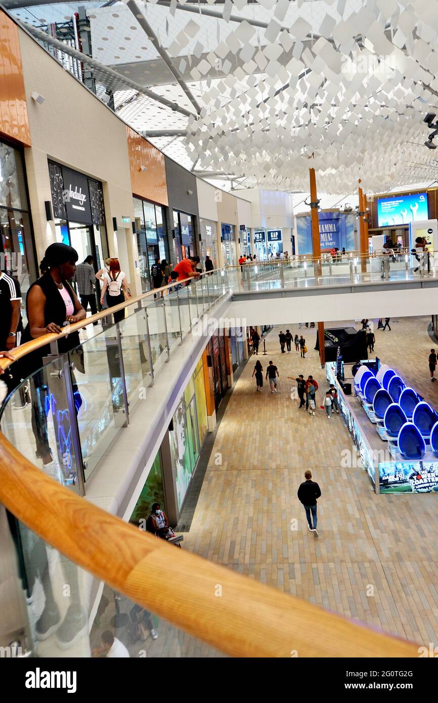 ICON Outlet Shopping g at the O2, Londra, Regno Unito Foto Stock