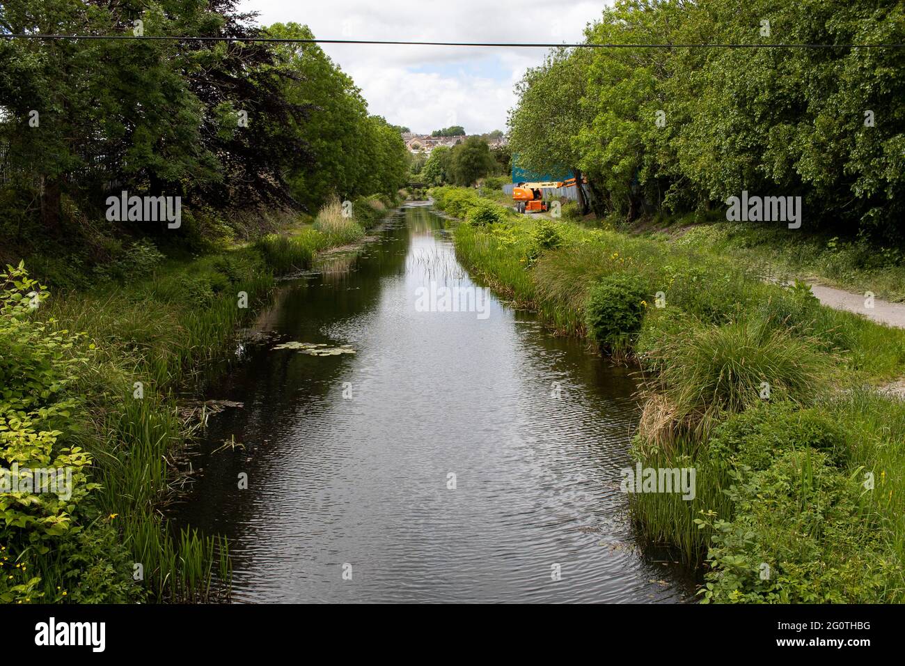 Neath, Galles.3 giugno 2021. Una vista del canale Tennant presso l'abbazia di Neath il 3 giugno 2021 Credit: Lewis Mitchell Foto Stock