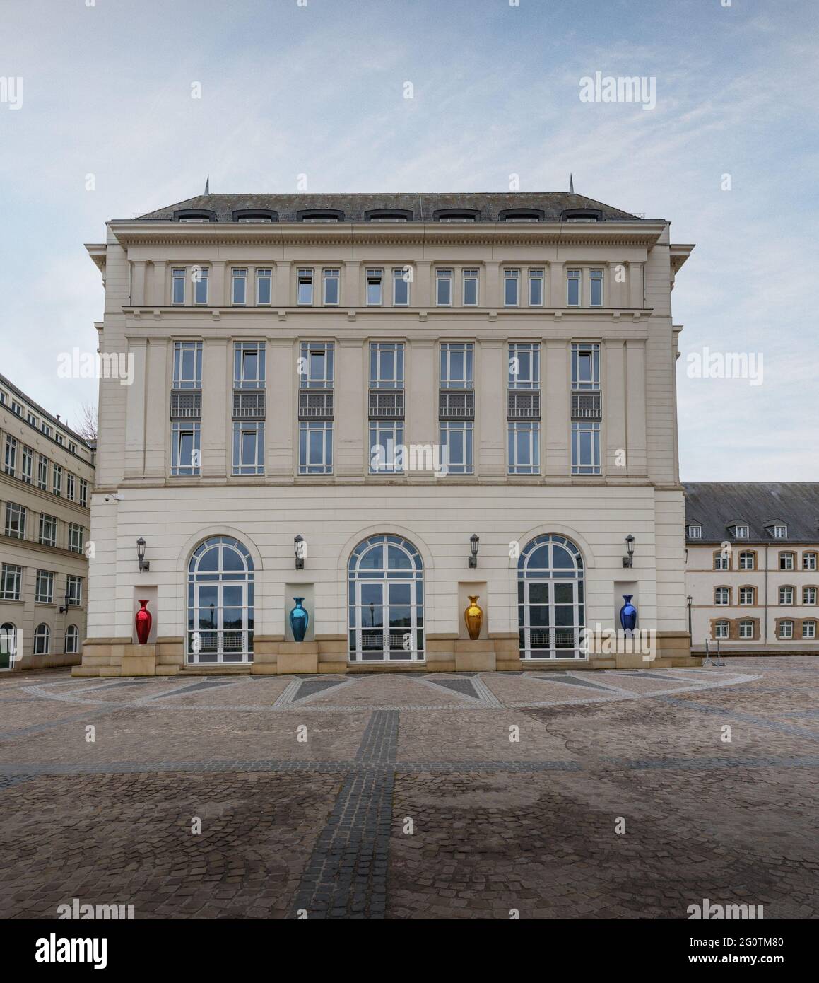 Lussemburgo Città giudiziaria - Palazzo della Corte di giustizia superiore - Lussemburgo, Lussemburgo Foto Stock
