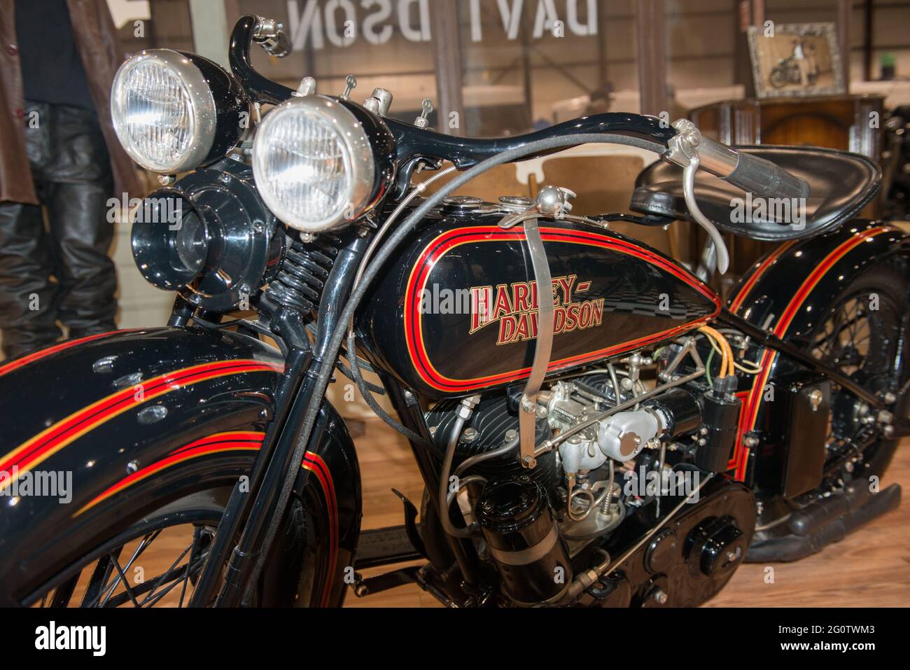 1929 Harley Davidson DL Foto Stock