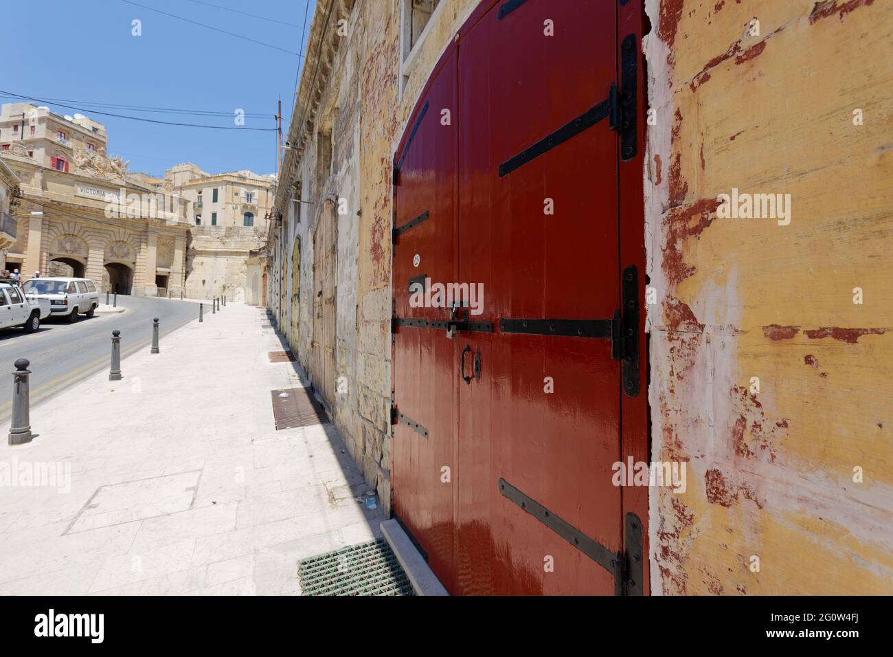 Liesse - il-Belt Valletta direzione Victoria Gate - Valletta Foto Stock