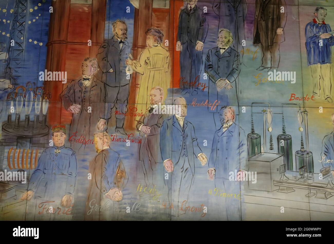 LA FEE ELECTRICITE, SALLE DUFY AU MUSEE D'ART MODERNE Foto Stock