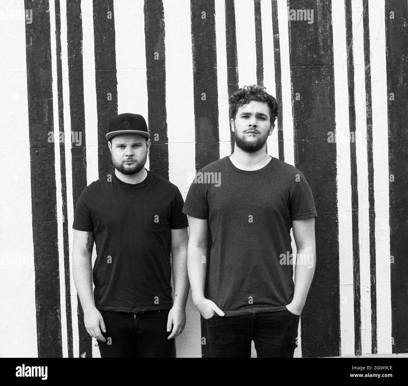 Mike Kerr e ben Thatcher of Royal Blood a Brighton Foto Stock