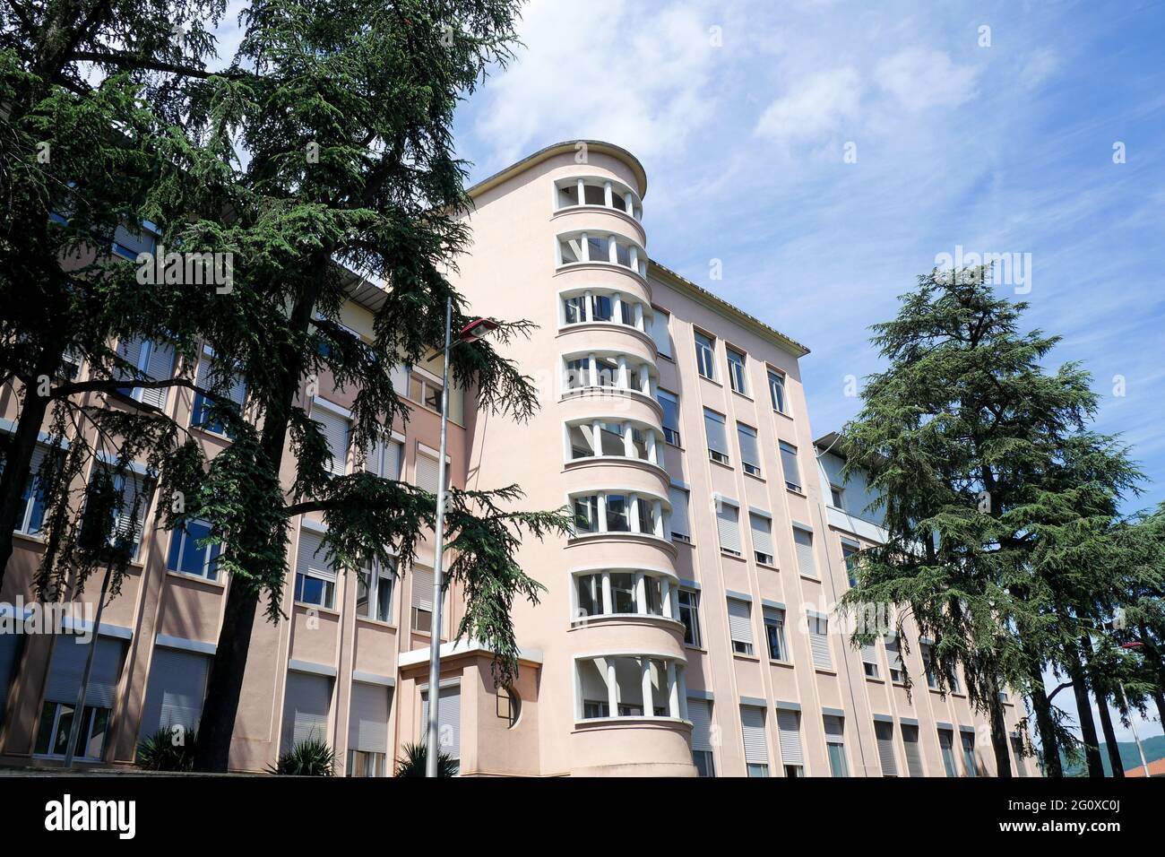 Hôpital du Gier, Ospedale di Gier, Saint-Chamond, Loira, Francia Foto Stock