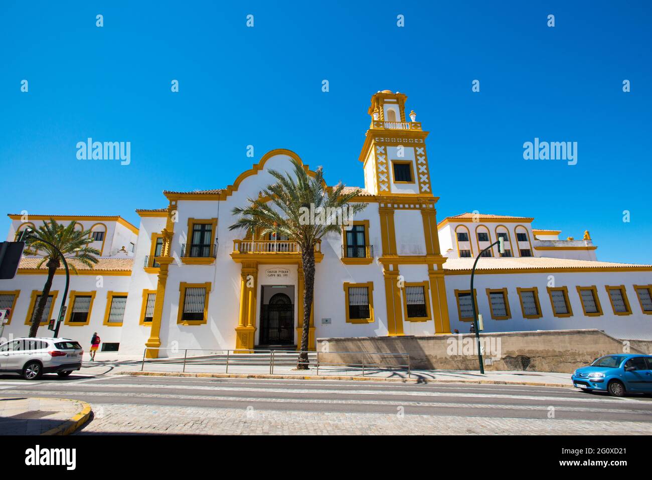 Campo del sur Scuola pubblica, Cádiz Foto Stock