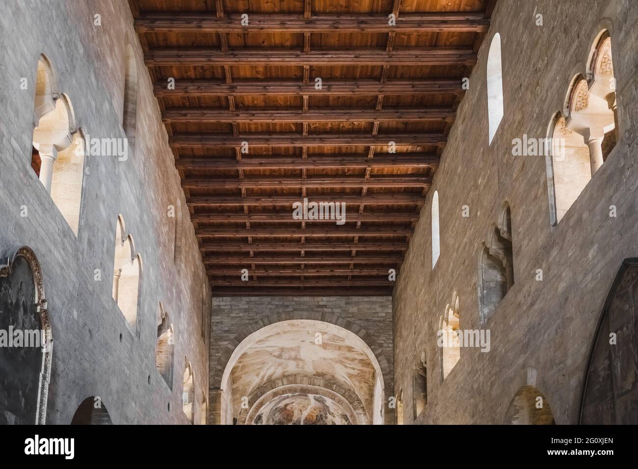 Vecchio Palazzo reale nel complesso del castello di Praga, Boemia, Repubblica Ceca Foto Stock