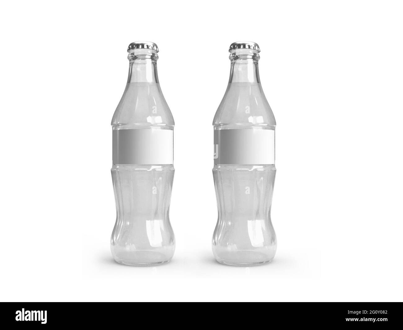 Bottiglia di bevanda analcolica Illustrazione 3D scena di Mockup su sfondo isolato Foto Stock