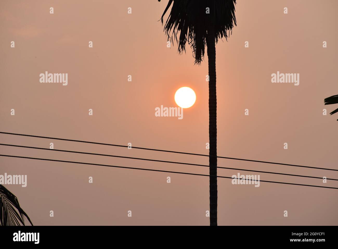 bellezza del tramonto Foto Stock