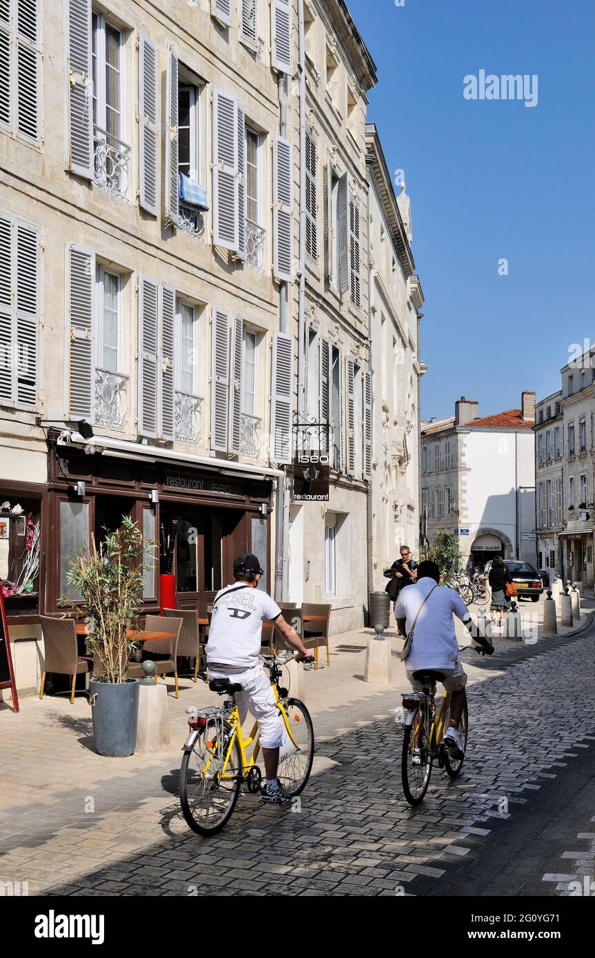 FRANCIA, CHARENTE-MARITIME (17) LA ROCHELLE, VIA SAINT JEAN-DU-PEROT Foto Stock