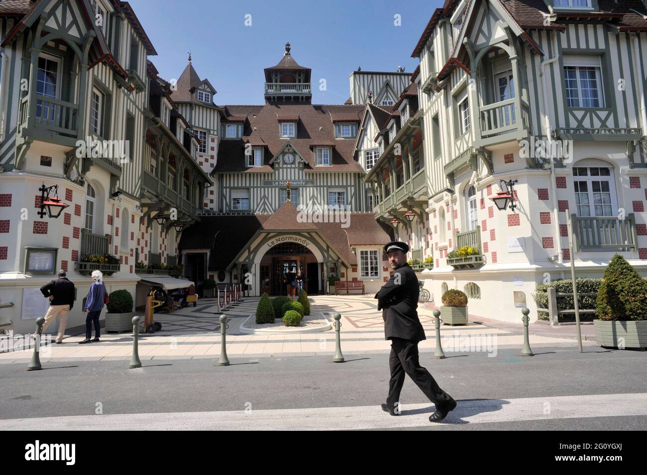 FRANCIA. DEAUVILLE (14) HOTEL LE NORMANDY DI PROPRIETÀ DELLA COMPAGNIA BARRIÈRE Foto Stock