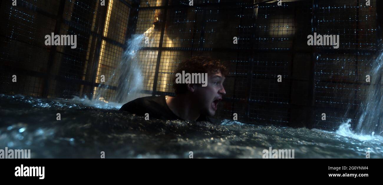 LOGAN MILLER IN ESCAPE ROOM: TORNEO DI CAMPIONI (2021), DIRETTO DA ADAM ROBITEL. Credit: FOTO COLUMBIA / Album Foto Stock