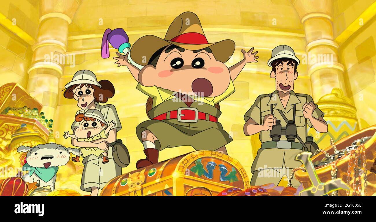 CRAYON SHIN-CHAN: LUNA DI MIELE HURRICANE-THE LOST HIROSHI (2019), DIRETTO DA MASAKAZU HASHIMOTO. Credit: Shin EI Animation / Album Foto Stock