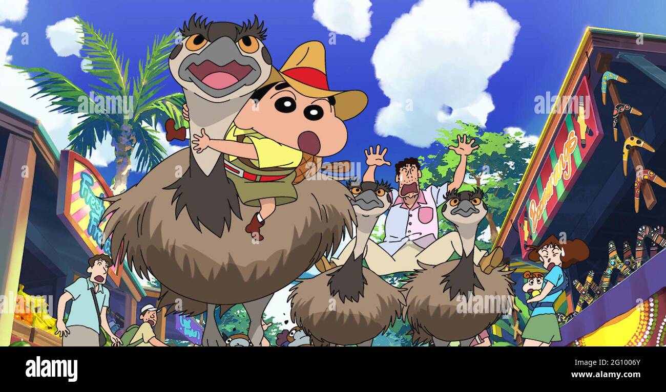CRAYON SHIN-CHAN: LUNA DI MIELE HURRICANE-THE LOST HIROSHI (2019), DIRETTO DA MASAKAZU HASHIMOTO. Credit: Shin EI Animation / Album Foto Stock