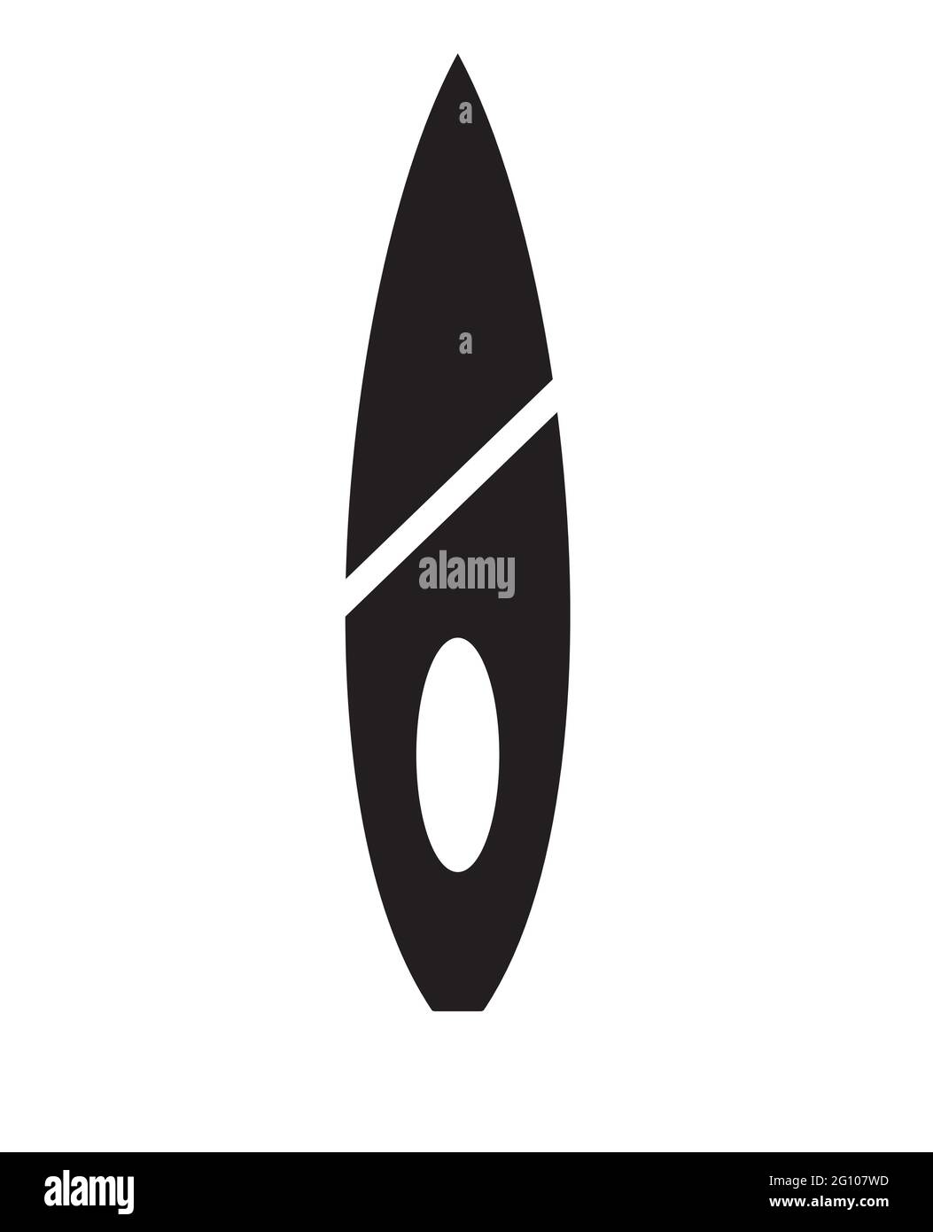 Vettore del logo della tavola da surf per i navigatori d'onda Illustrazione Vettoriale
