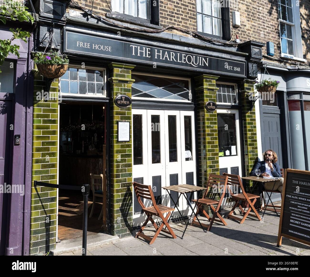 The Harlequin Pub a Islington London UK Foto Stock