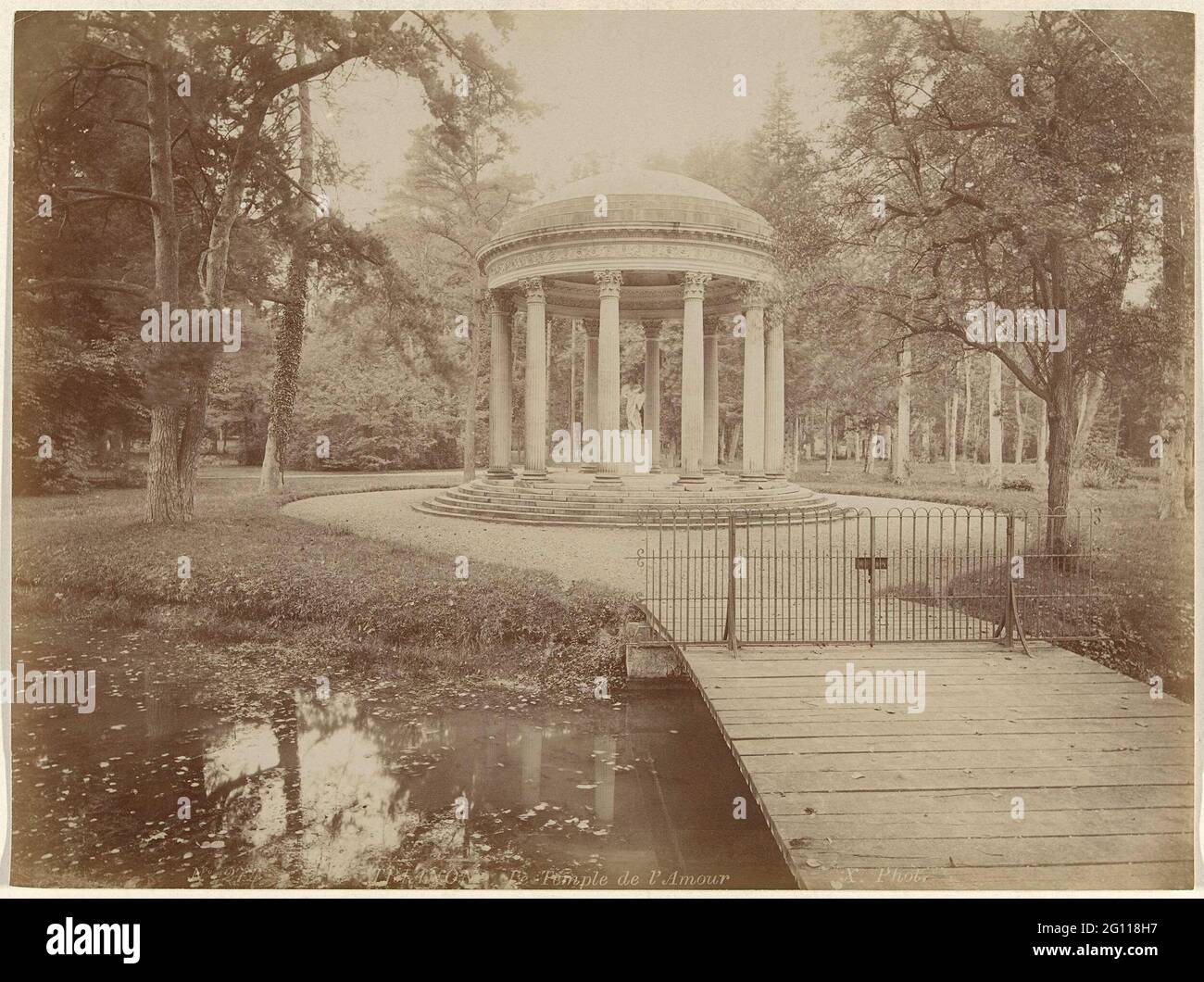 Tempio dell'amore, Trianon; 274 Trianon - le Temple de l'Amour. Foto Stock
