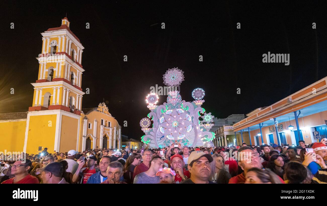 Las Parrandas de Remedios, Villa Clara, Cuba Foto Stock