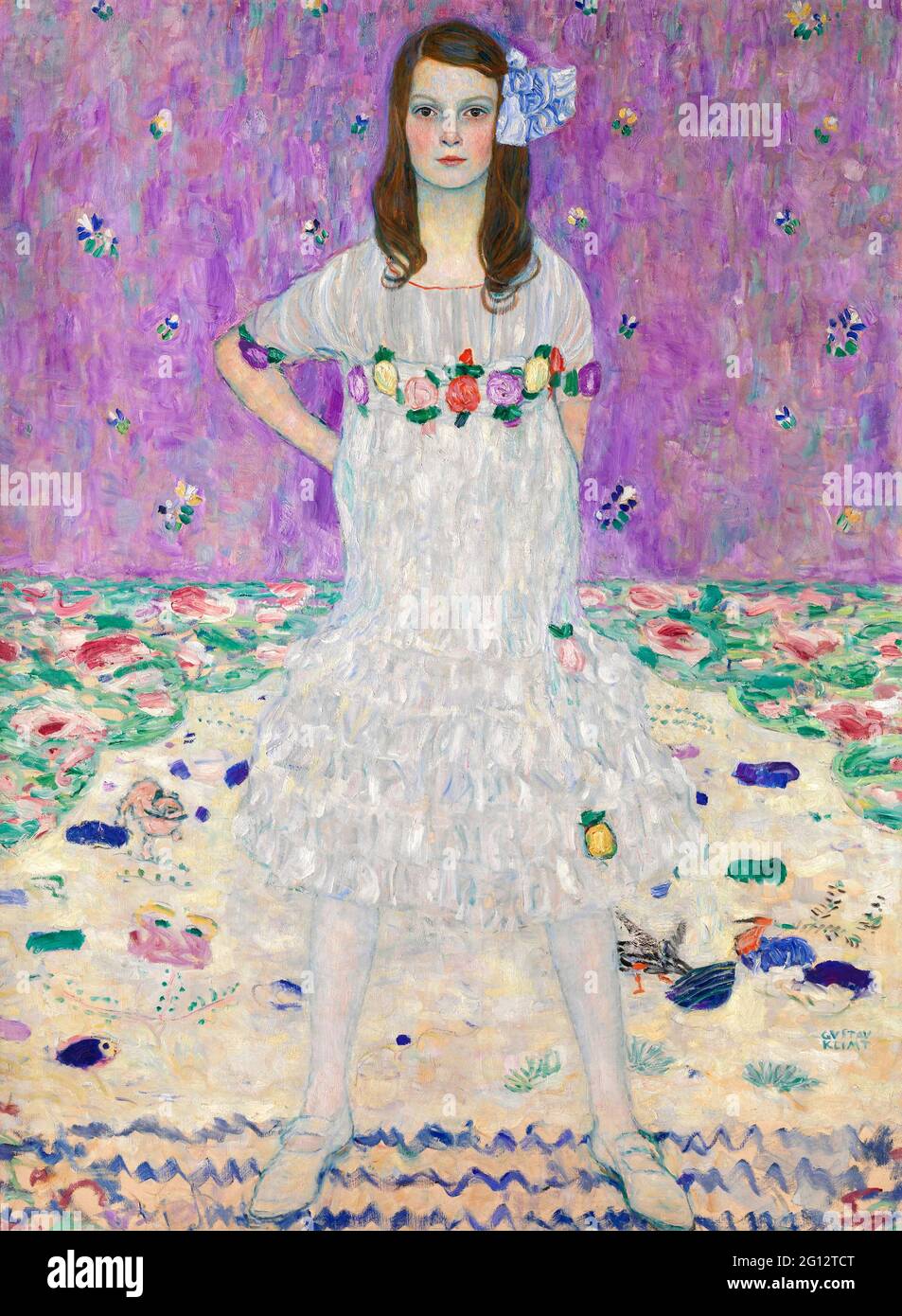 Mäda Primavesi di Gustav Klimt (1862-1918), olio su tela, c.. 1912-13 Foto Stock