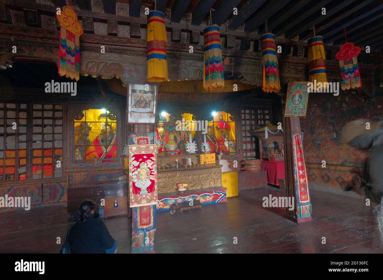 Monastero di Sangchen Dorjee - Sikkim , India Foto Stock