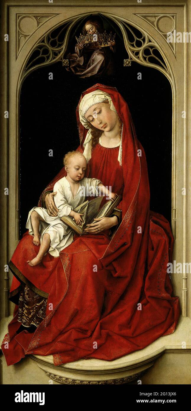 Rogier Van Der Weyden - la Vergine col Bambino conosciuta come la Vergine Durn Foto Stock