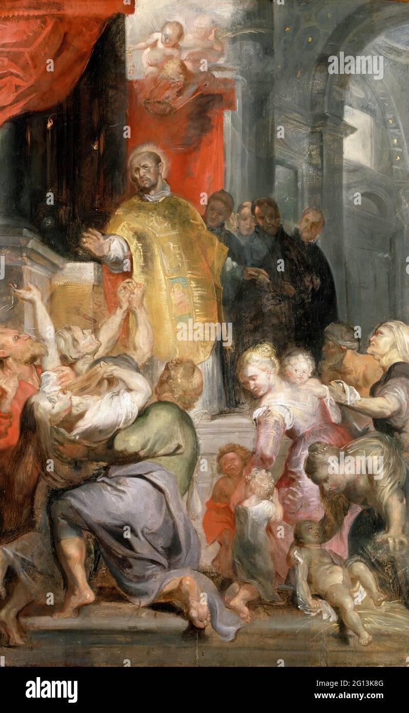 Rubens, sir Peter Paul - i Miracoli di Sant'Ignazio di Loyola Foto Stock