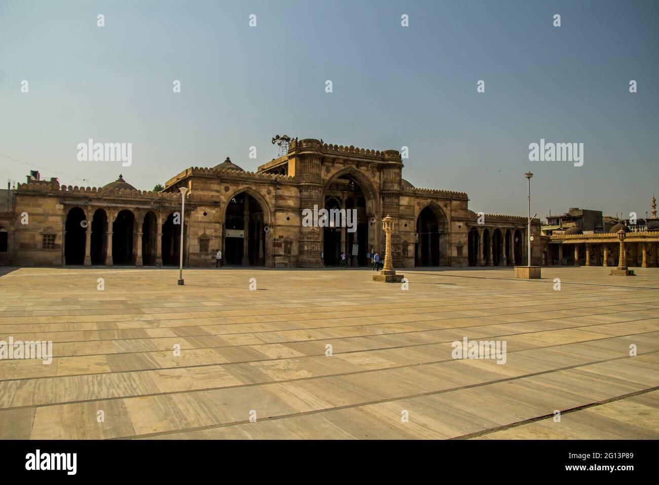 La vecchia moschea di Ahmedabad Foto Stock