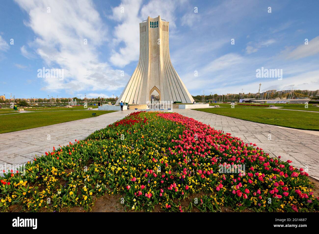 Torre Azadi di Teheran, Iran Foto Stock
