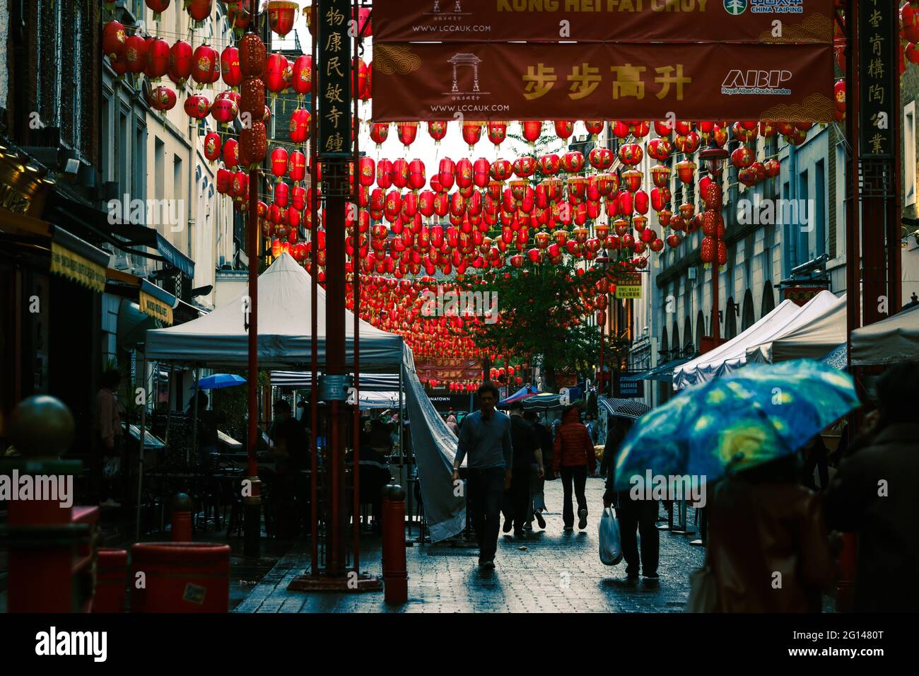 China Town, Londra Foto Stock