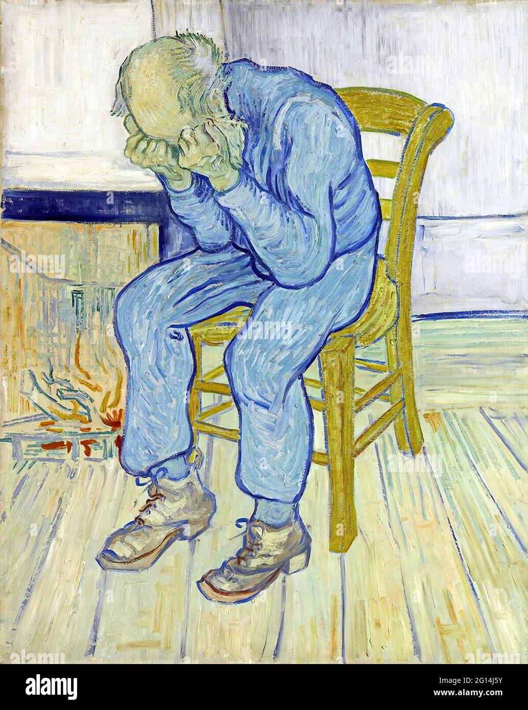Vincent Van Gogh - Sorging Old Man alla porta di Eternitys Foto Stock