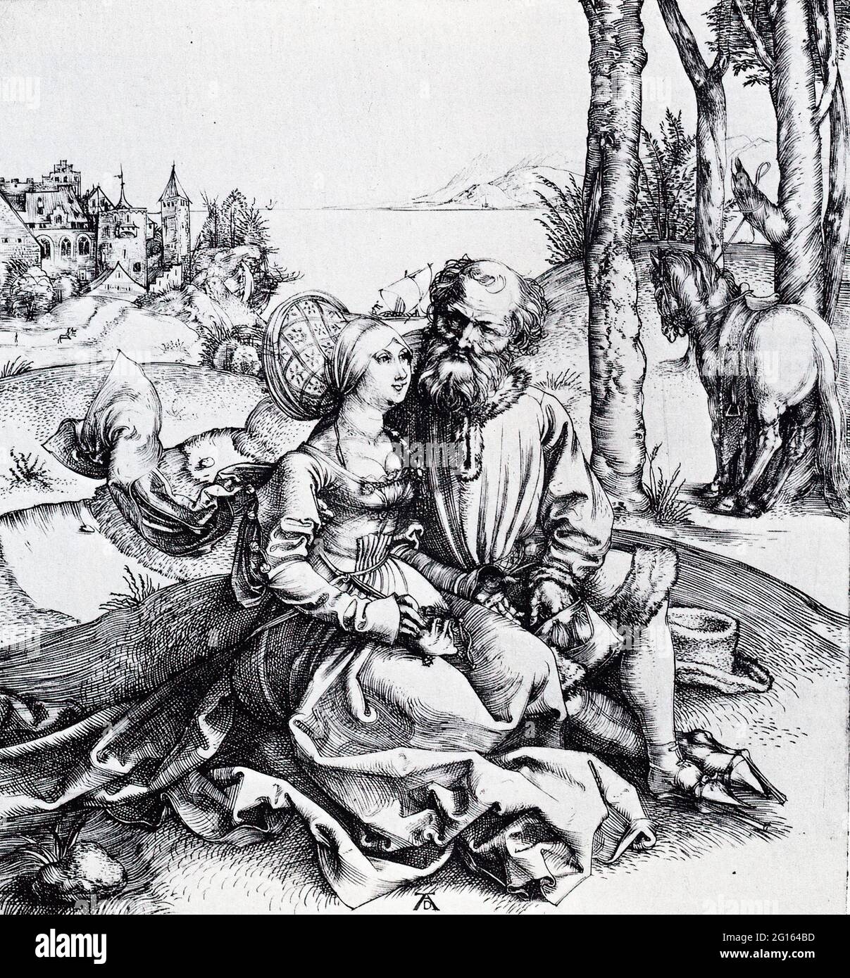 Albrecht Dürer - MALATO coppia assortita 1495 Foto Stock