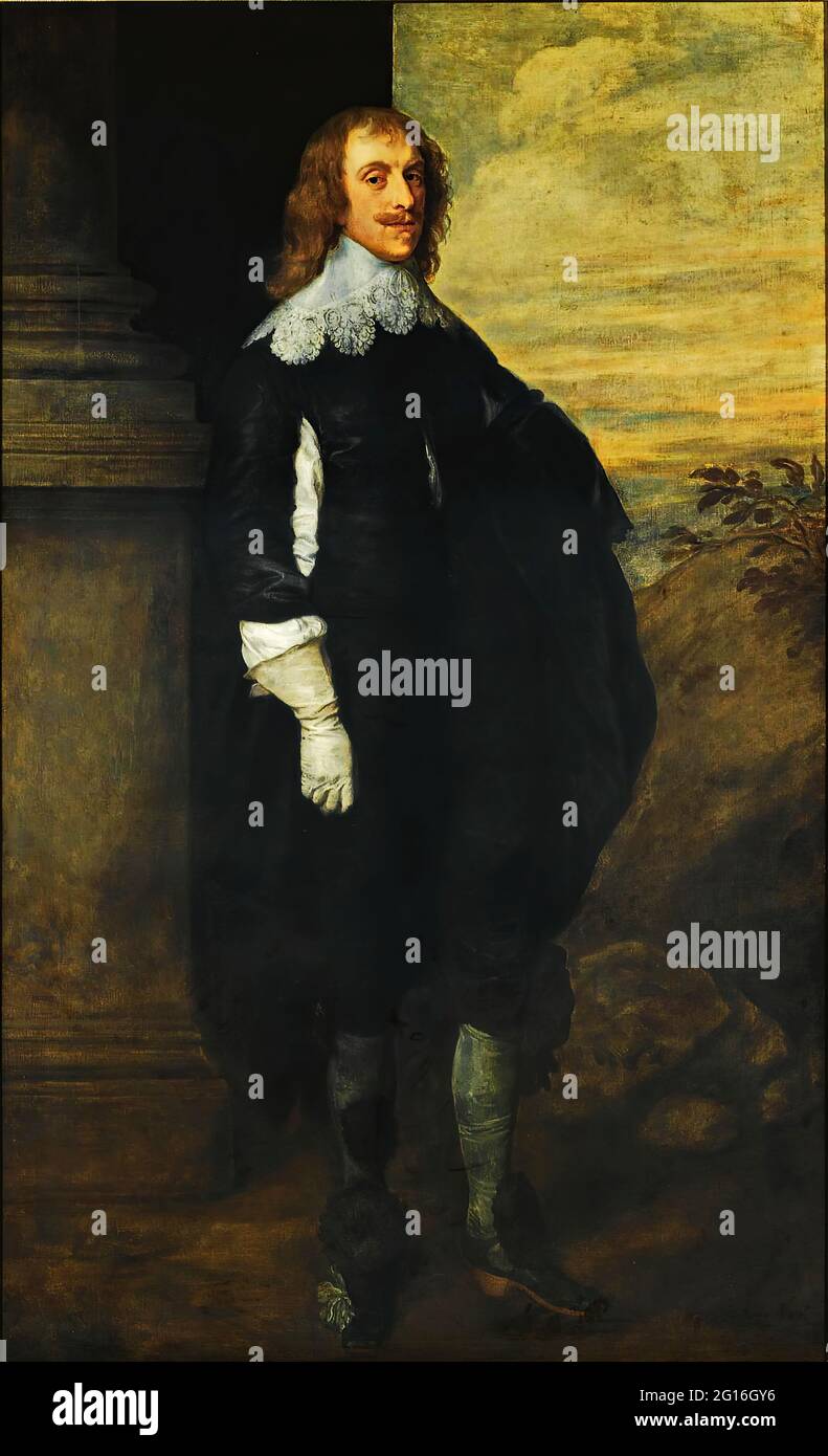 Anton Van Dyck - Ritratto di James Hay II conte di Carlisle Foto Stock
