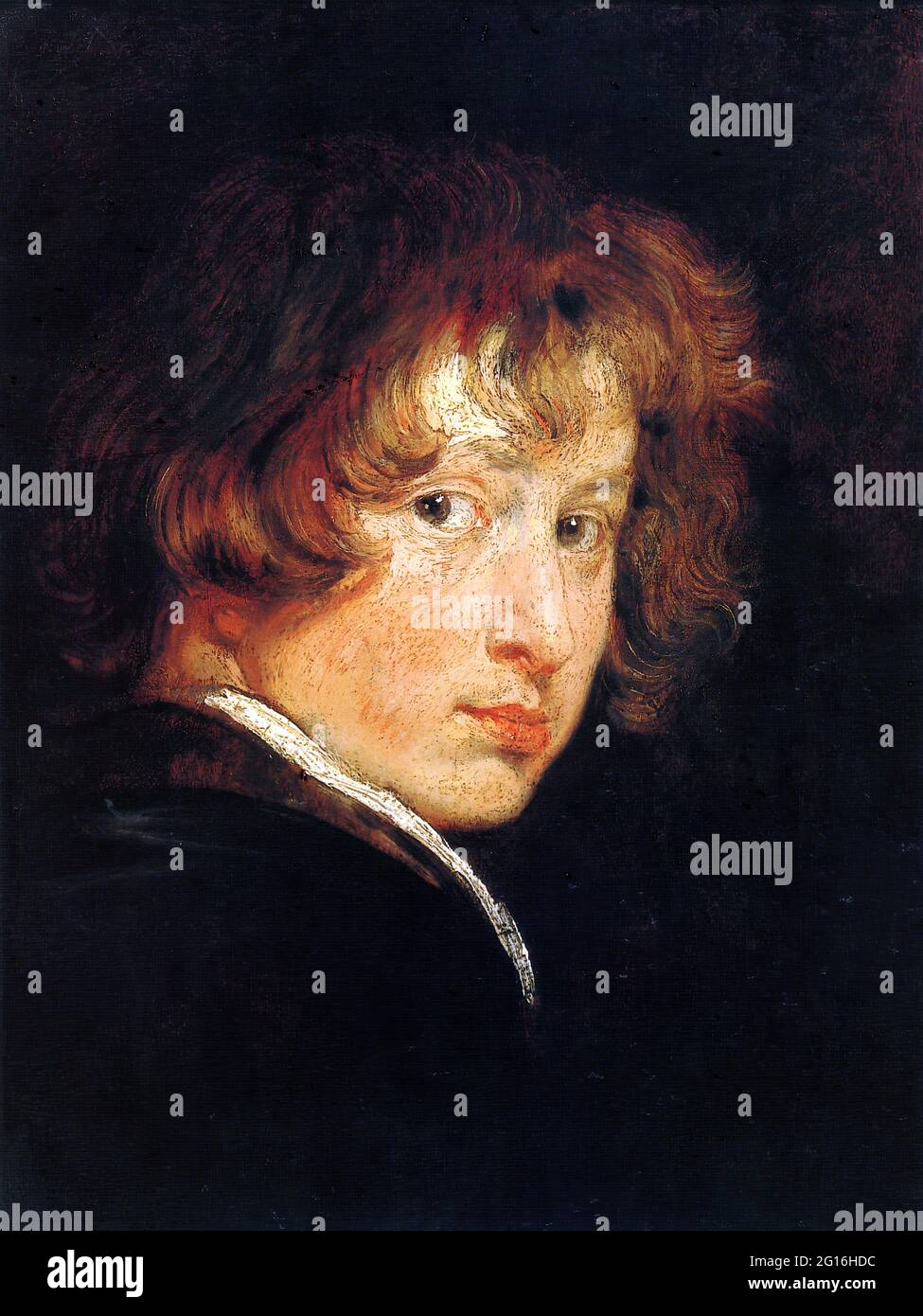 Anton Van Dyck - autoritratto 05 Foto Stock