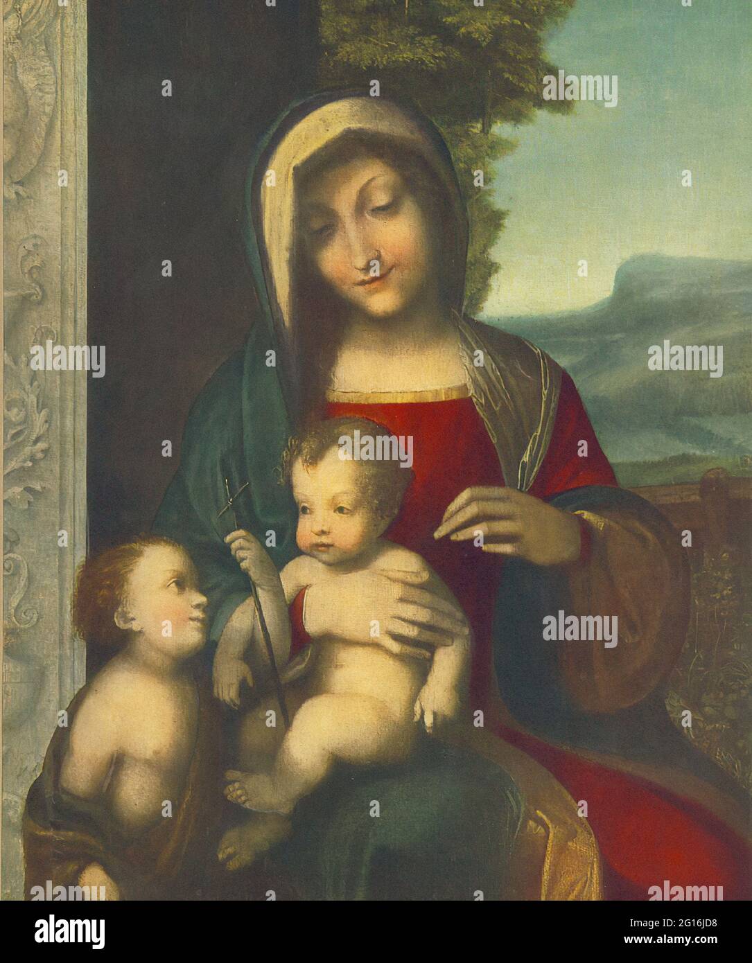Antonio Allegri, a.k.a Correggio - Madonn 1514 Foto Stock