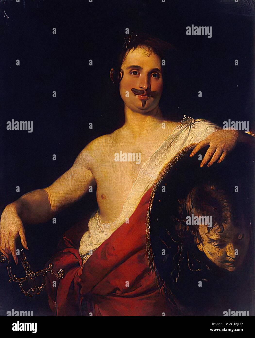 Antonio Allegri, a.k.a Correggio - Ritratto Giovan Donato Correggio 1631 Foto Stock