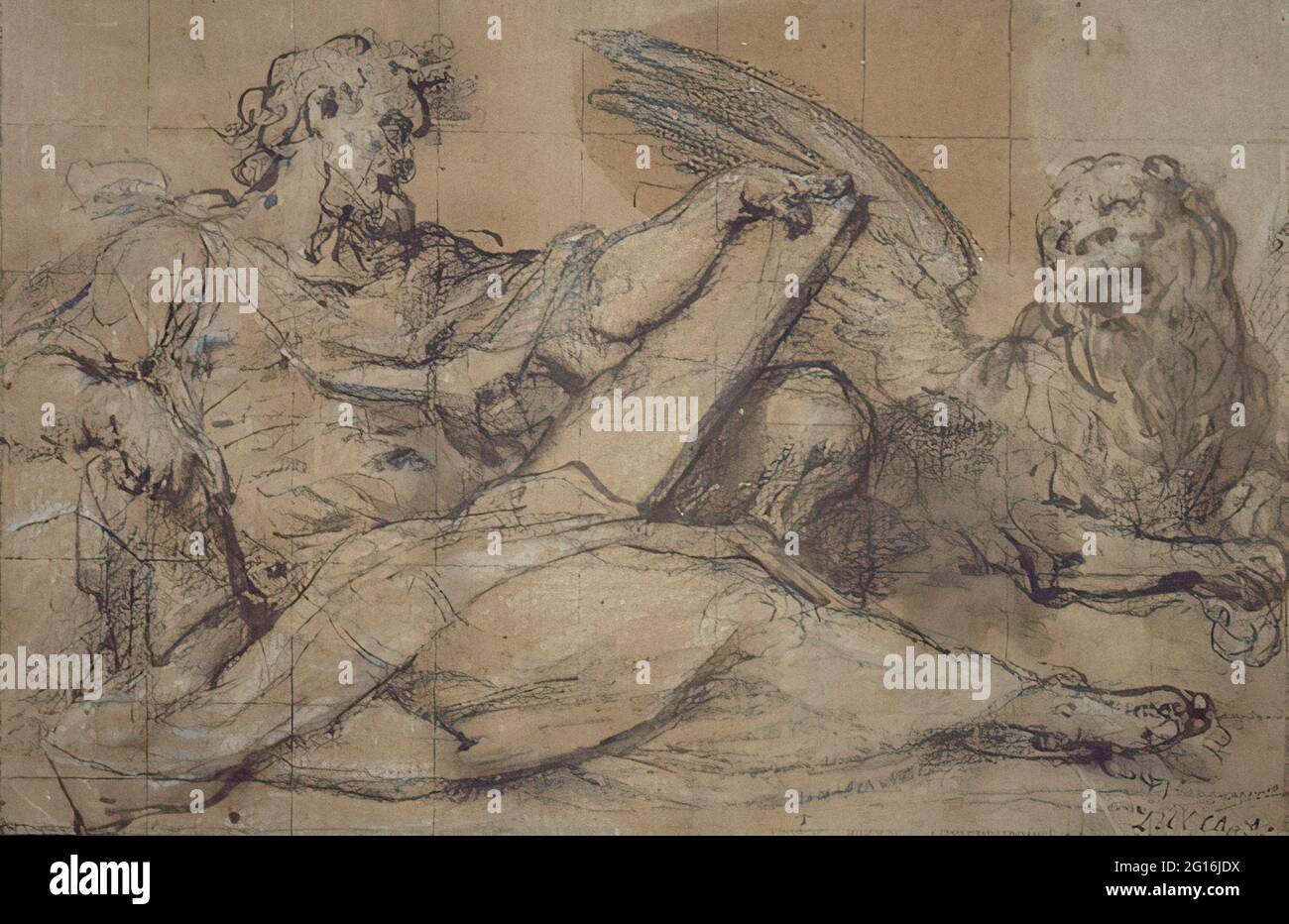 Antonio Allegri, a.k.a Correggio - San Marc 1520 Foto Stock