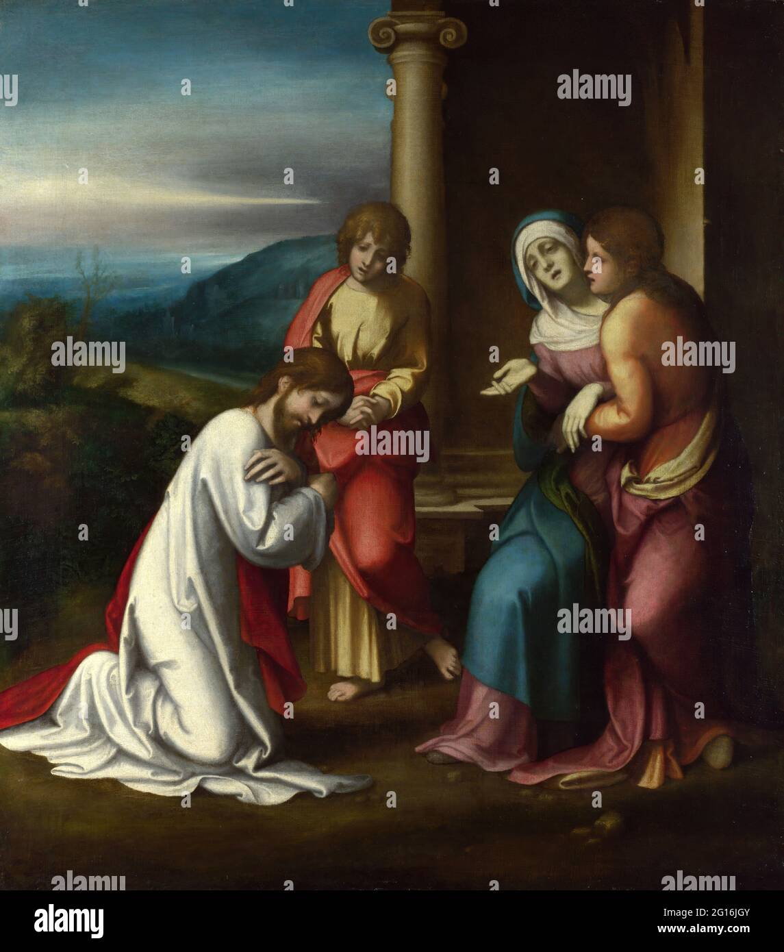 Antonio Allegri, Dit Correggio - Cristo congedandosi dalla Madre Foto Stock
