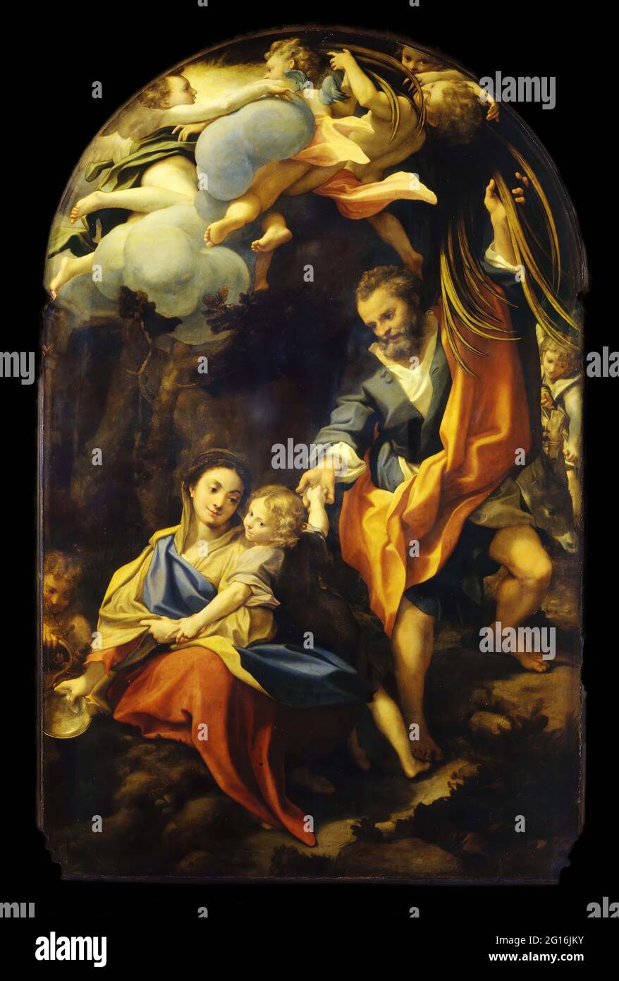 Antonio Allegri, Dit Correggio - Madonna di Scodella Foto Stock