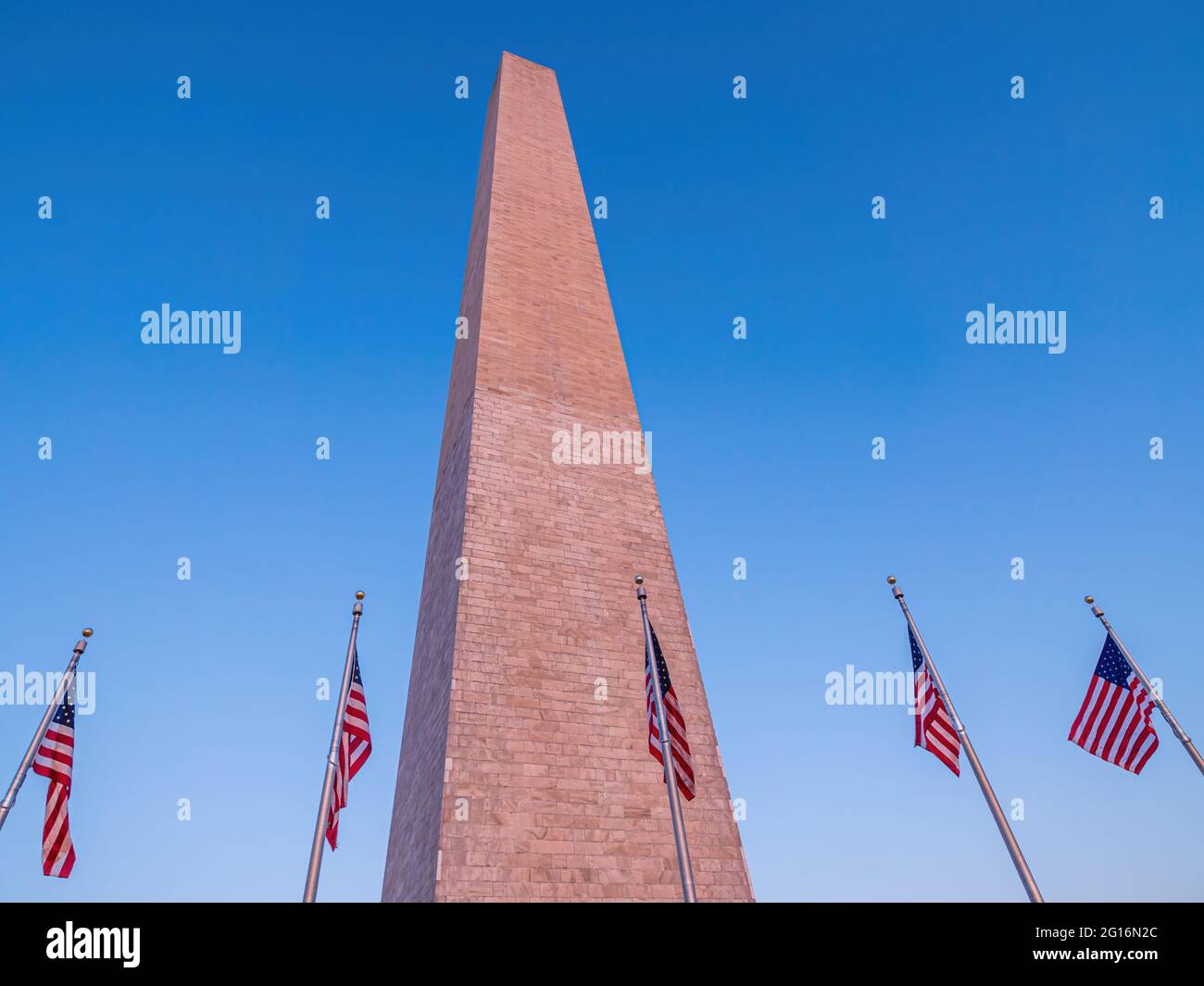 Il Monumento a Washington a Washington DC, Stati Uniti d'America Foto Stock